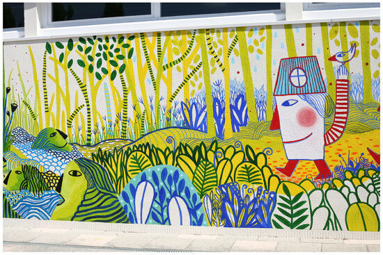 Fresque murale I Ville de Montbizot