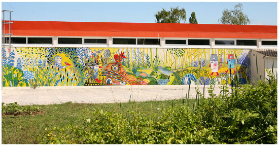 Fresque murale I Ville de Montbizot