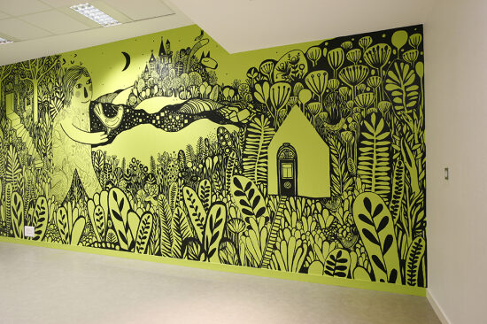 Fresque murale I Médiathèque Argentonnay - Bibliothèques AGGLO Bocage Bressuirais